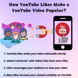 How YouTube Likes Make a YouTube Video Popular?