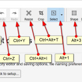 FireShot Editor hotkeys