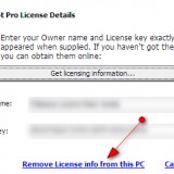 Remove license