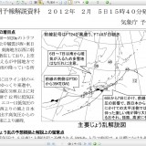 短期予報解説資料２０１２年  ２月  ５日１５時４０分発表