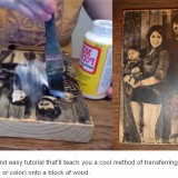 transfer photo to wood