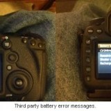 canon battery errors