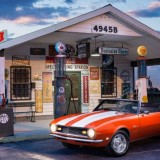 Christmas dream car photography